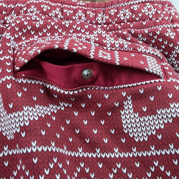 Nike Club Fleece Holiday Joggers M Red Men's - Picture 4 of 8